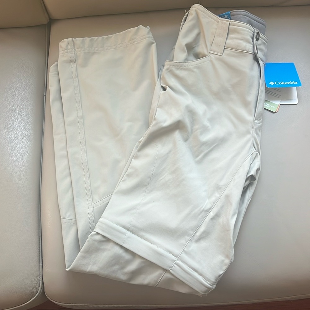 Columbia Light Beige Women's Outdoor Pants